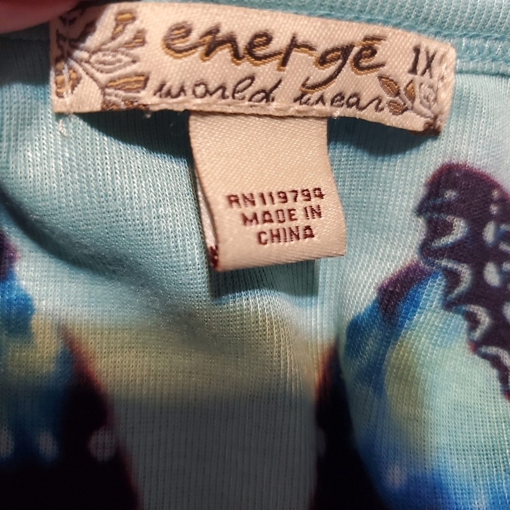 Energie World Wear Butterfly Embellished Top - Picture 6 of 7